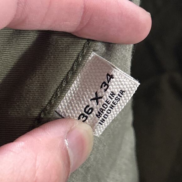 Flint & Tinder Straight Fit Pants Mens 36x34 Green Professional Office - Picture 4 of 12